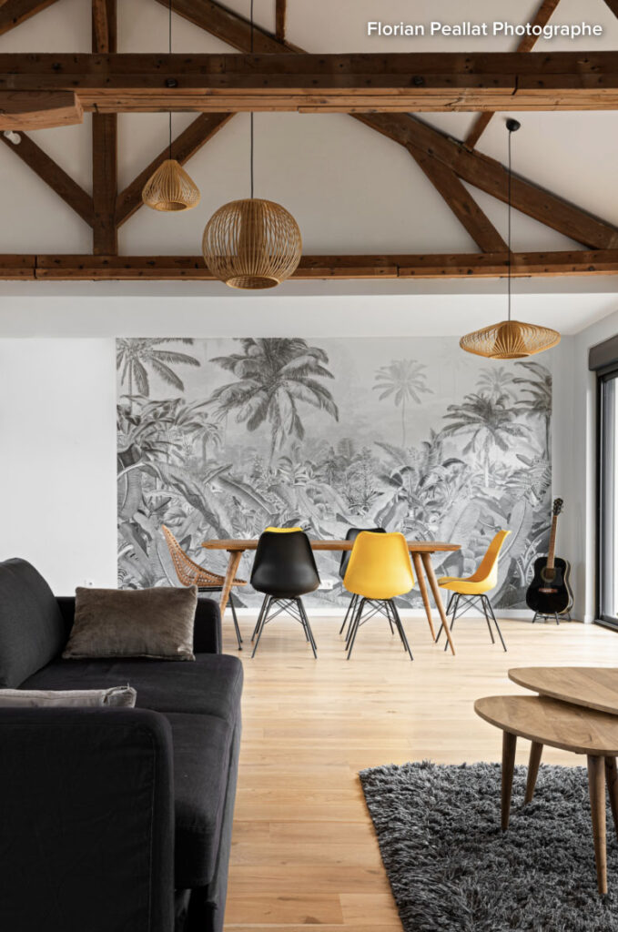 houzz using grey and yellow